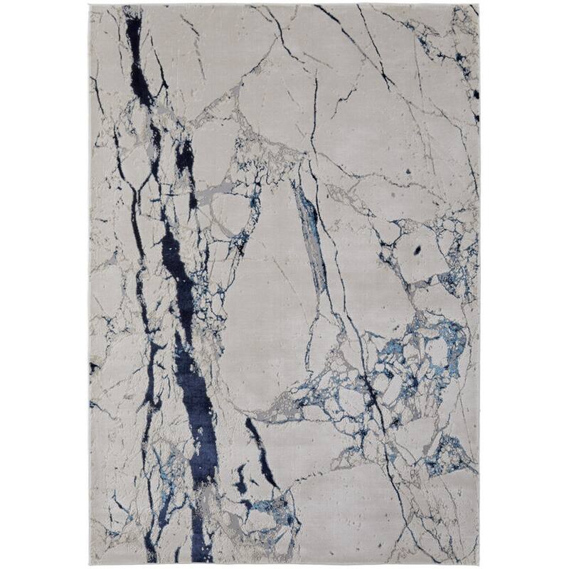 Texo Power Loomed Distressed Stain Resistant Area Rug By HomeRoots - 34' X '20' X '0.39