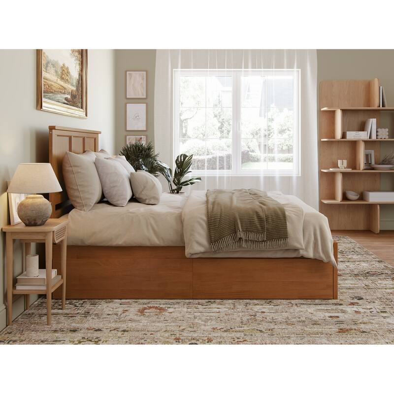 Madison Platform Bed with Footboard and Storage Drawers