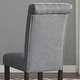 preview thumbnail 10 of 16, Roundhill Furniture Leviton Solid Wood Tufted Dining Chair (Set of 2)
