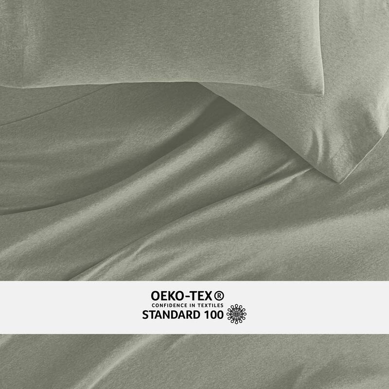 Ultra Soft 4 Piece Cotton Jersey Knit Sheet Set