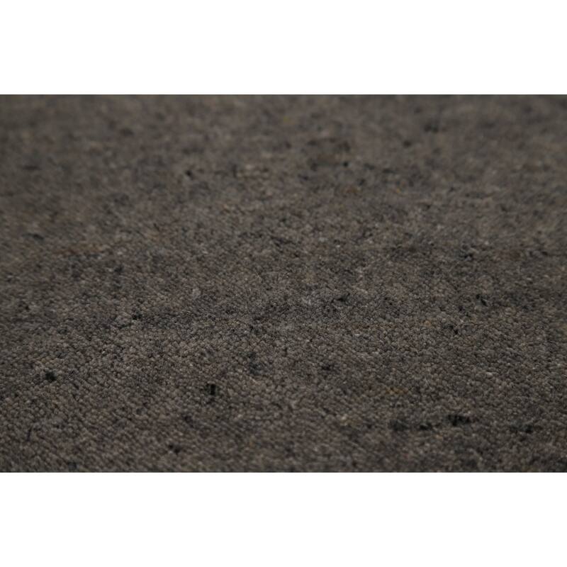 Gray Gabbeh Oriental Area Rug Hand-Knotted Wool Carpet - 5'5" x 7'8"