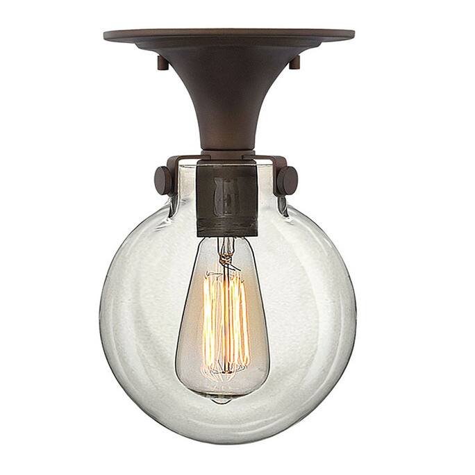 Hinkley Lighting 1 Light Indoor Semi-Flush Ceiling Fixture with Clear