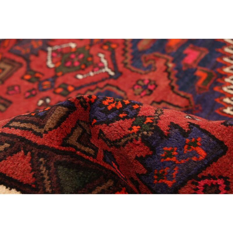 ECARPETGALLERY Hand-knotted Andelz Dark Red Wool Rug - 4'0 x 6'1