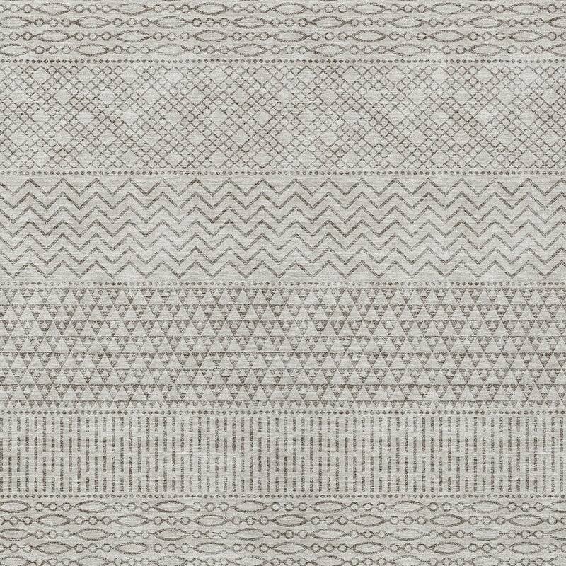 HomeRoots Chevron Modern Rectangle Outdoor Rug