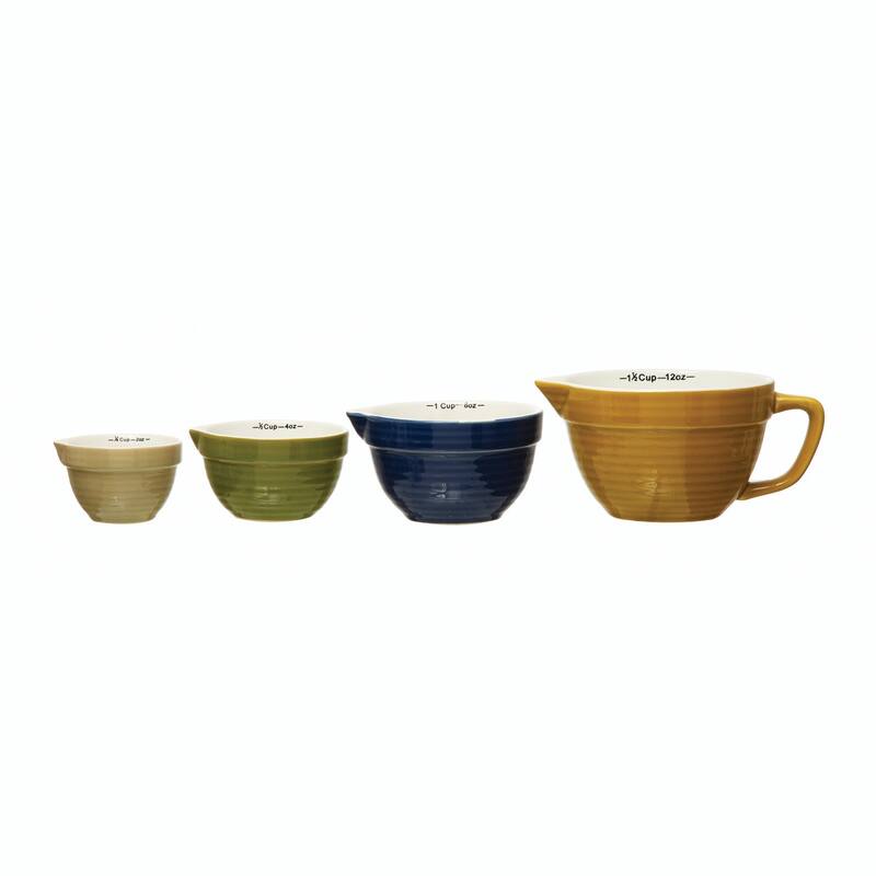 Batter Bowl Shaped Measuring Cups (Set of 4 Sizes)