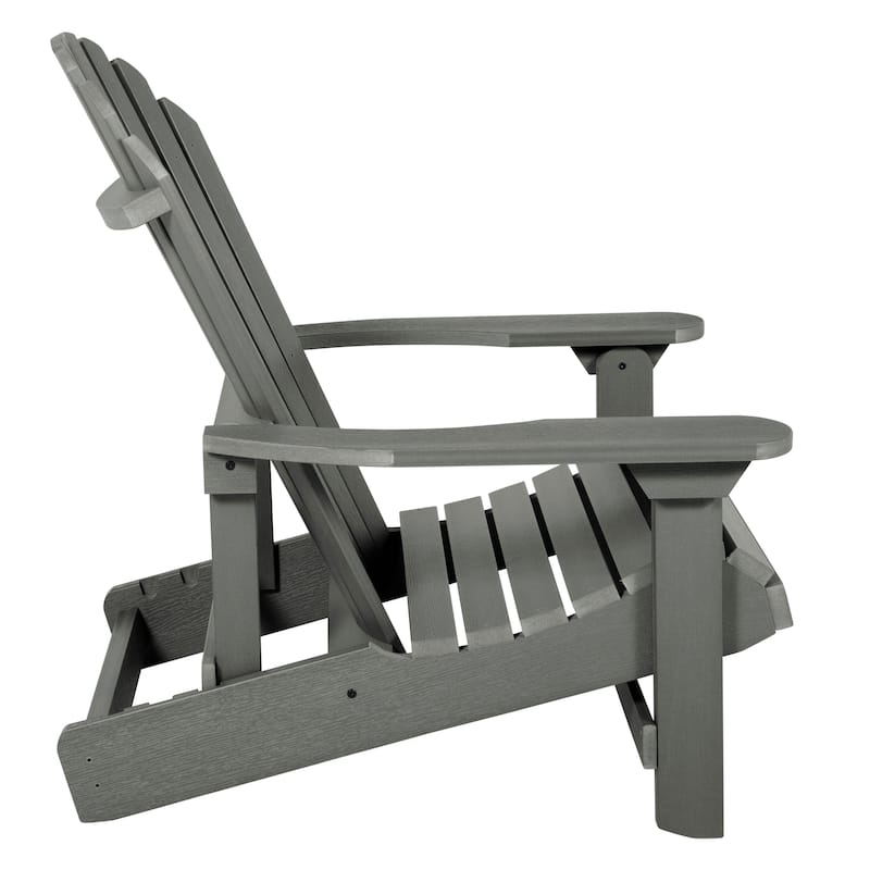 HIGHWOOD King-Size Folding and Reclining Adirondack Chair
