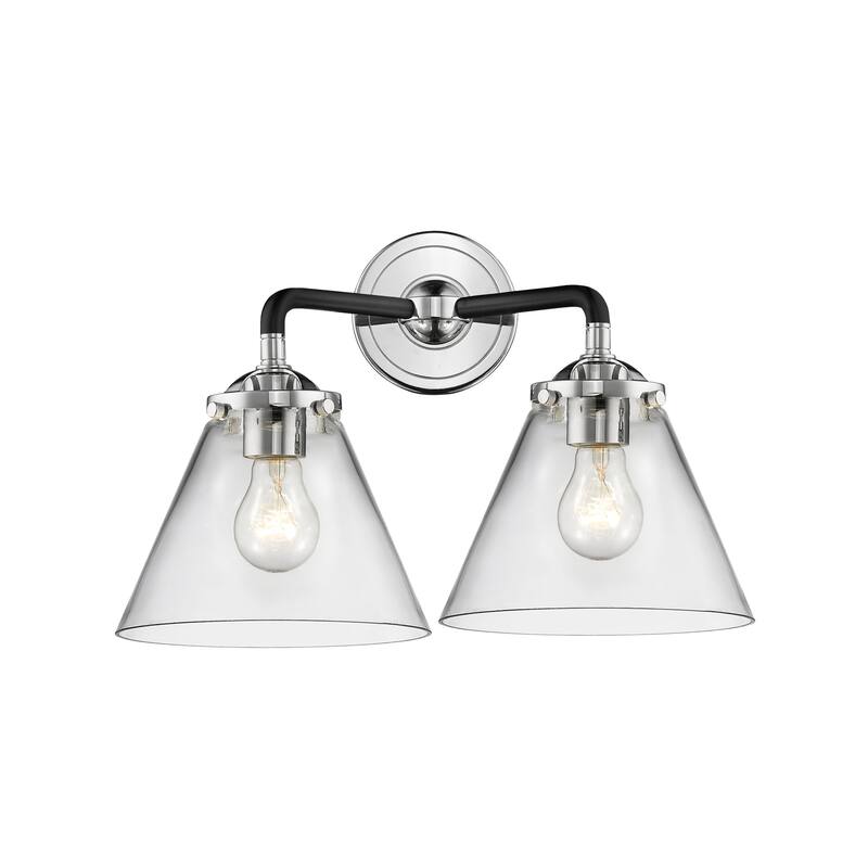 Innovations Lighting Large Cone 2 Light 16" Wide Bathroom Vanity Light
