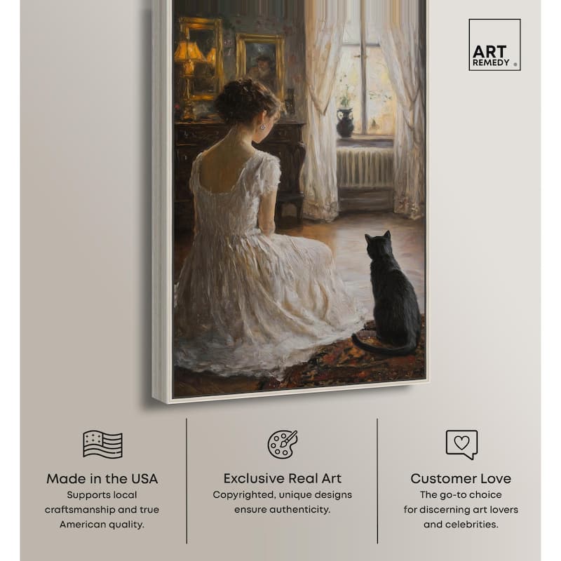 Her Faithful Companion Canvas by Art Remedy
