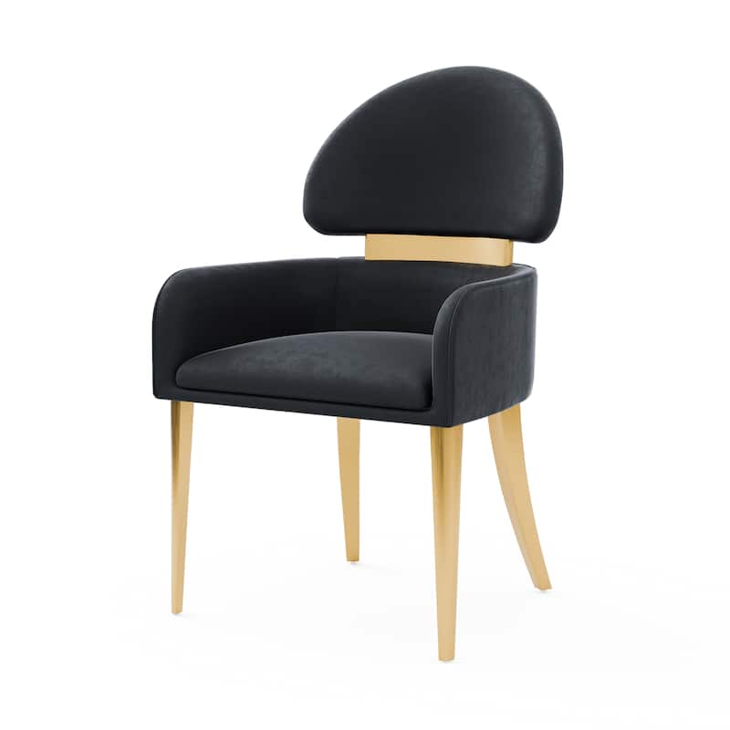 Furniture of America Luvien Modern Padded Fabric Dining Chairs (Set of 2)