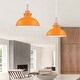 preview thumbnail 58 of 66, 1 - Light Modern Metal 11.02" Bowl Dome Island Pendant Light
