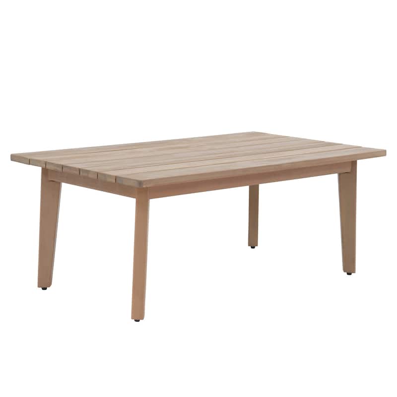 Outdoor Wooden Conversation Set with Cushions