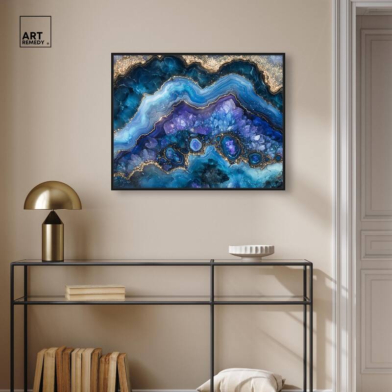 Galactic Geode II Canvas by Art Remedy