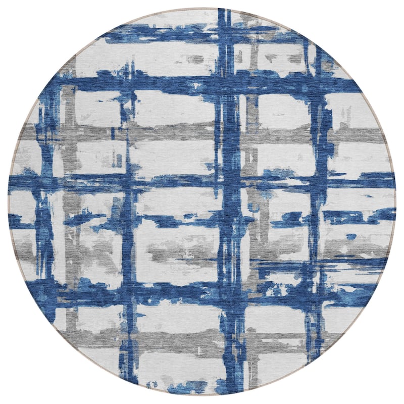 HomeRoots Striped Transitional Rectangle Outdoor Rug