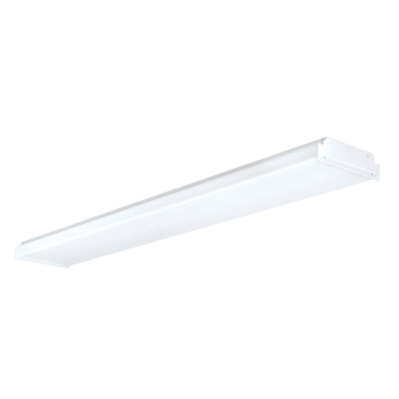 AFX Wrap 24-inch White LED Flush Mount with Frosted Clear Diffuser - TRIAC/ELV Dimmer