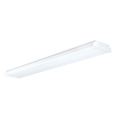 AFX Wrap 60W White LED Flush Mount with Frosted Clear Diffuser