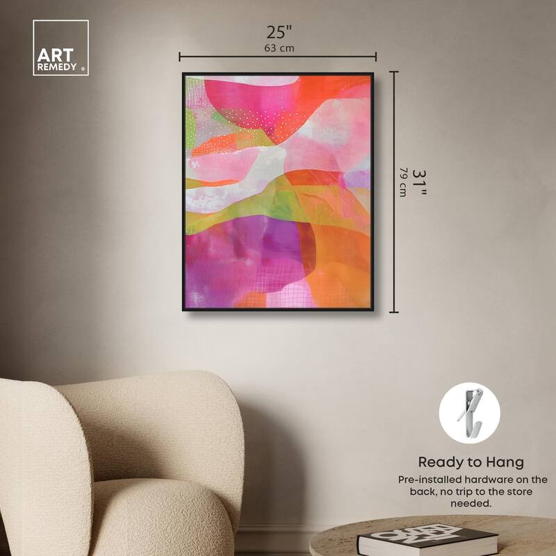 Garnet Gleam I Canvas by Art Remedy