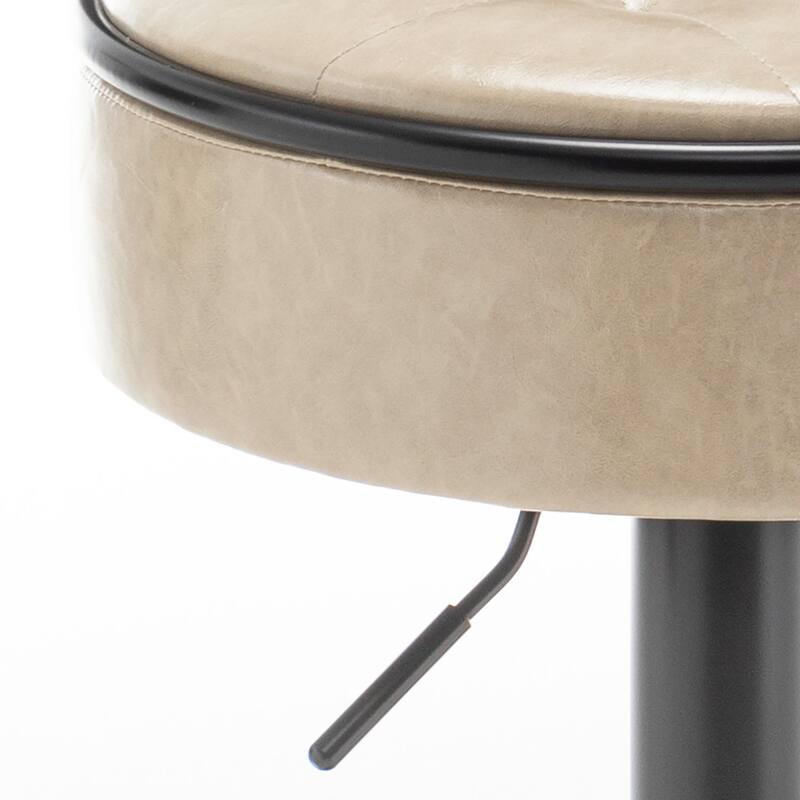 Elegant Stylish Set of 2 Bar Stools with Removable Seat Top