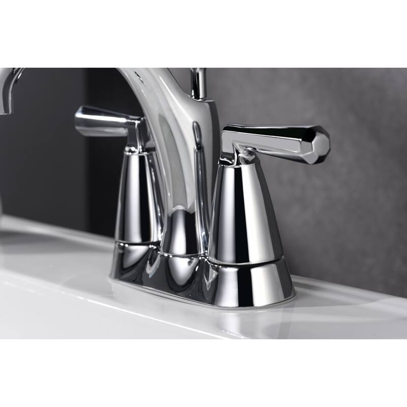 Ultra Faucets Z Collection Two-Handle 4" Centerset Lavatory Faucet
