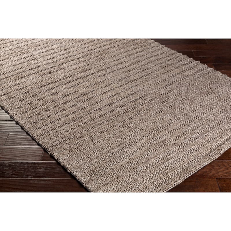 Strick & Bolton Carr Handwoven Viscose & Wool Area Rug