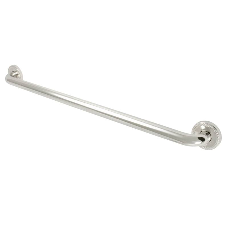 Kingston Brass Laurel 30-Inch x 1-1/4-Inch O.D Grab Bar - Polished Nickel