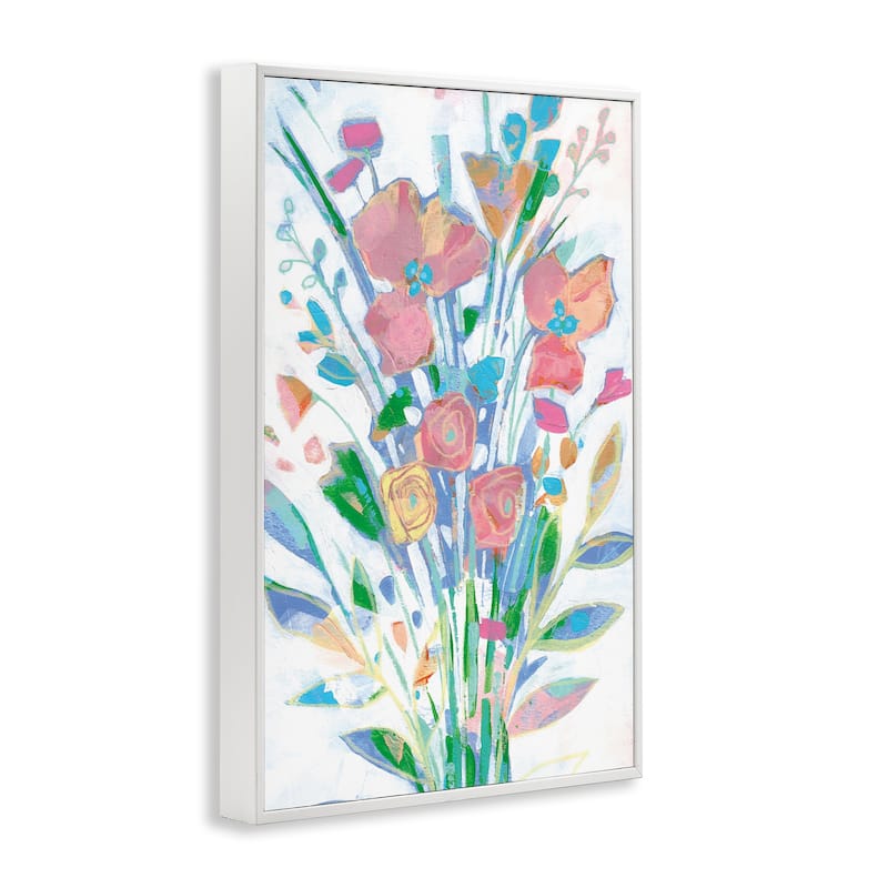 Stupell Pastel Joyful Bouquet Framed Giclee Art Design By Stephanie Fielden