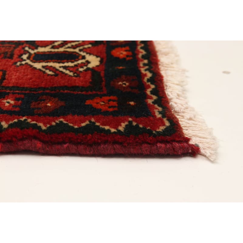 ECARPETGALLERY Hand-knotted Andelz Black Wool Rug - 4'10 x 7'3