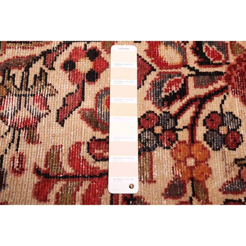 ECARPETGALLERY Hand-knotted Antalya Vintage Cream Wool Rug - 4'11 x 8'8