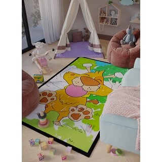 Coloring Rug Brand Fun Paws and Play Fetch Kids Rug - Bed Bath & Beyond ...