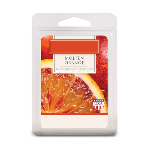 Molten Orange 2.5oz Fragrant Wax Melts - 6 Scented Wax Cubes