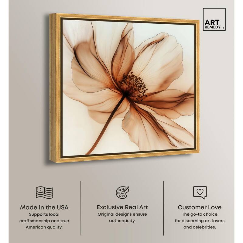 Fragile Elegance I Canvas by Art Remedy