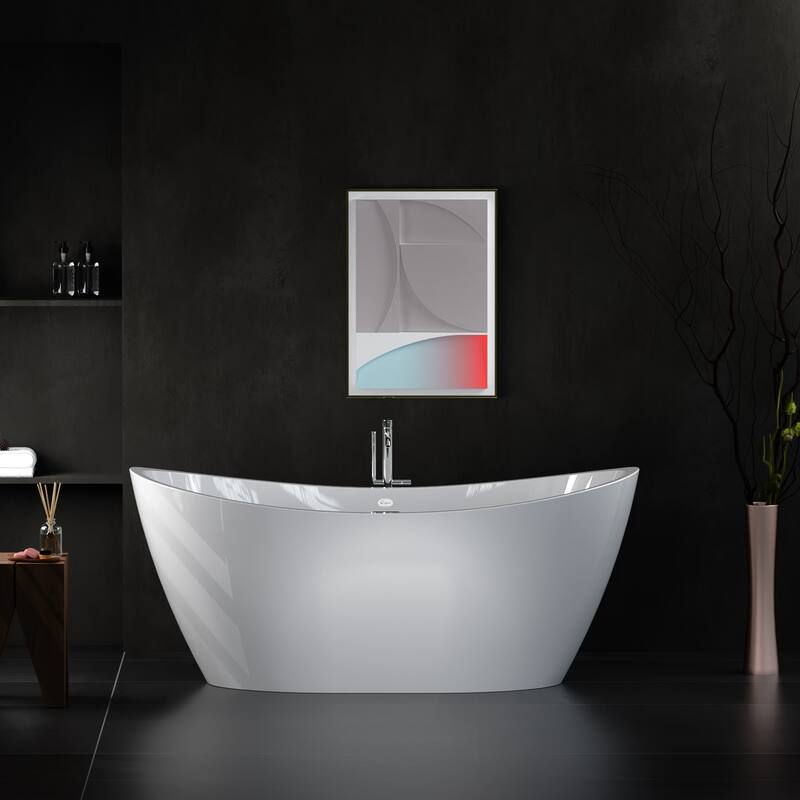 Empava Freestanding Bathtubs Acrylic Stand Alone Soaking Tubs