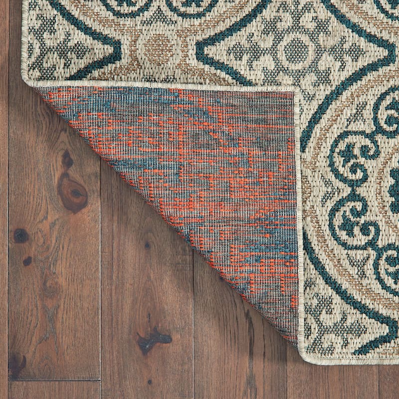 Vista Home Higgins Panel Medallion Indoor/ Outdoor Area Rug by Havenside Home