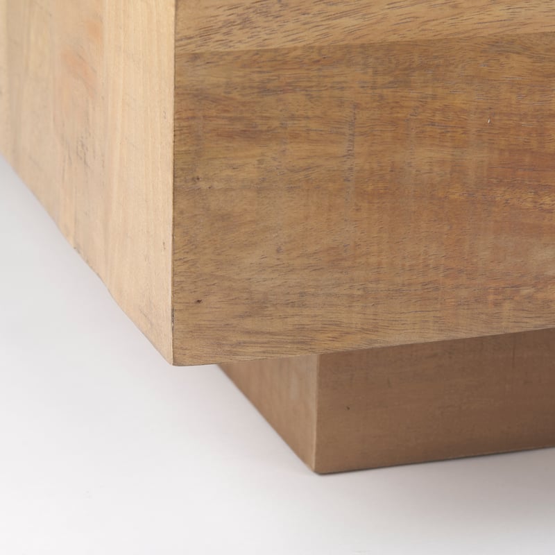 Hayden Solid Wood Rectangular Floating Coffee Table