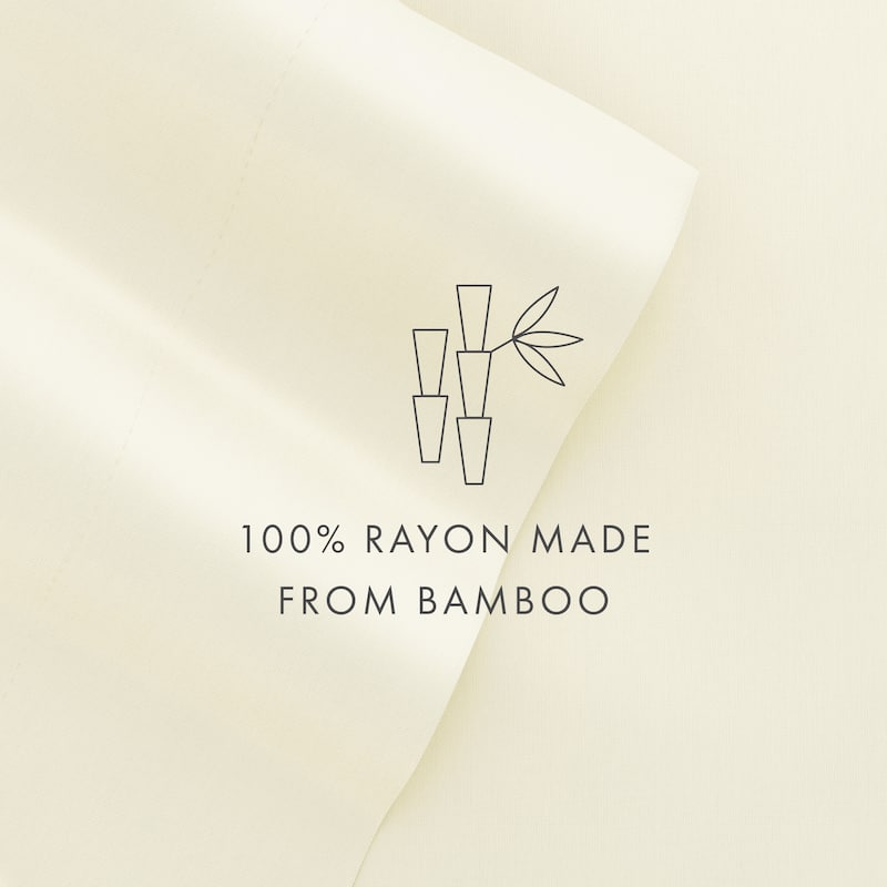 Simply Soft Premium Rayon from Bamboo 4-piece Luxury Bed Sheet Set