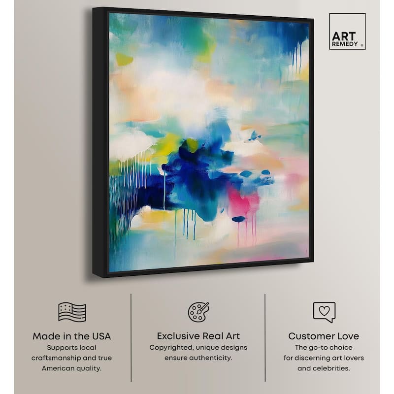 Prismatic Weeps Color II Canvas by Art Remedy
