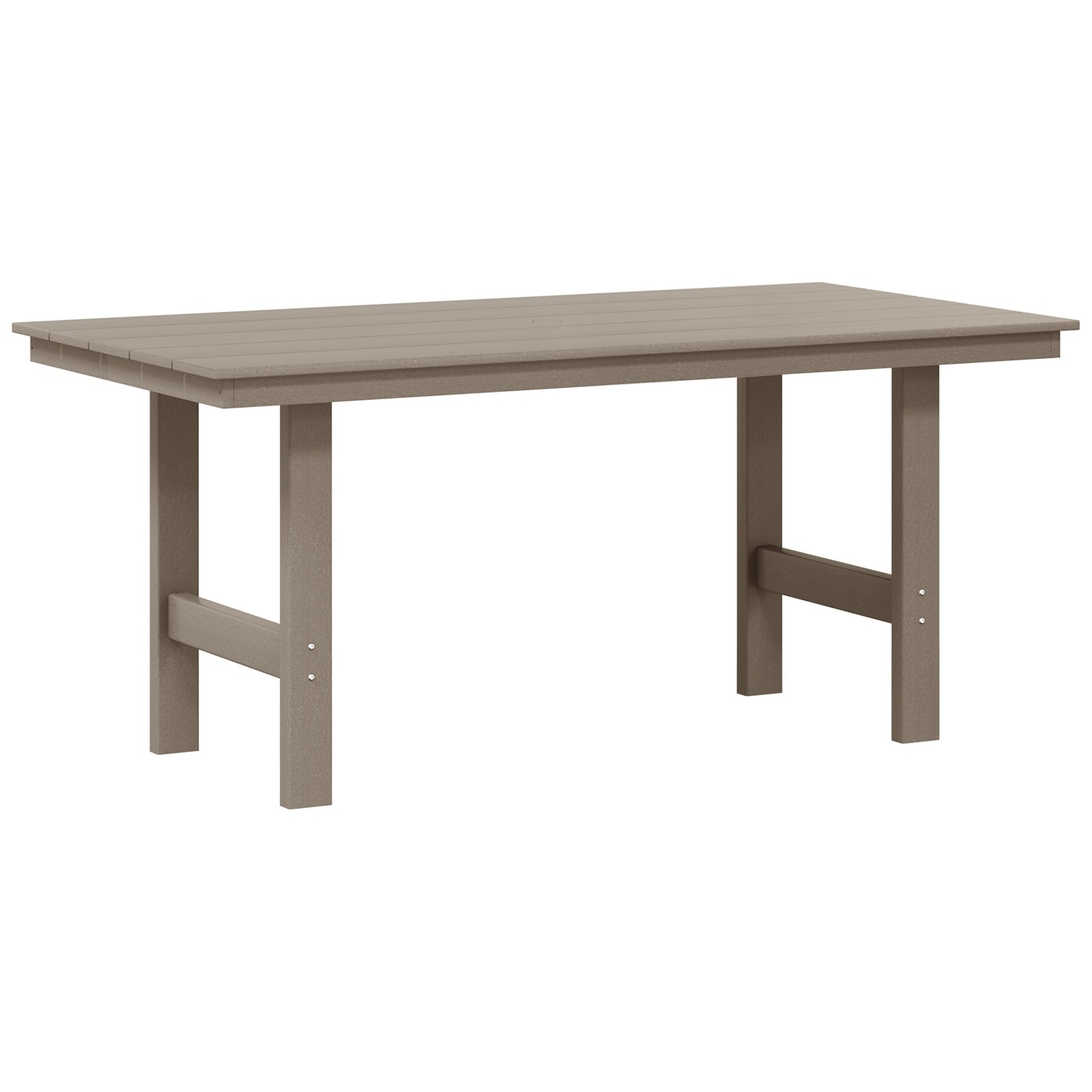 Shoreside 66 Inch X 34 Inch Rectangular Patio Dining Table