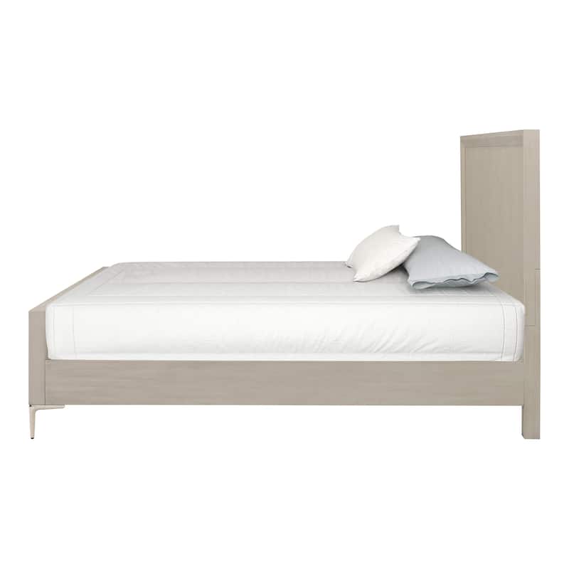 Furniture of America Fable Modern Solid Wood Panel Bed