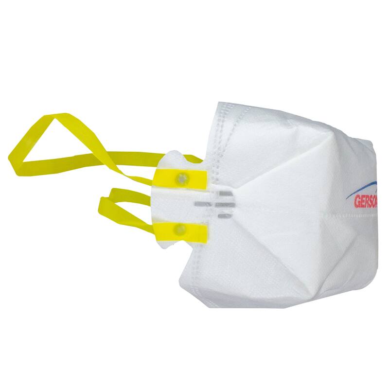 Pack of 20 White Disposable Gerson FFP2 Dust Face Masks