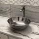 preview thumbnail 7 of 9, Bohr 14" Vessel Bathroom Sink in Nickel