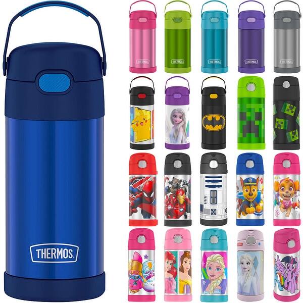 Thermos 12 Oz Kid S Funtainer Insulated Stainless Steel Water Bottle Overstock 1925