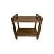preview thumbnail 2 of 2, DecoTeak Eleganto Woodland Brown 20" Teak Shower Bench, LiftAide Arms
