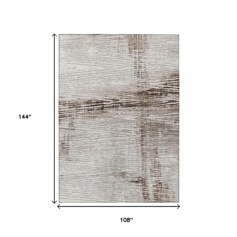 HomeRoots Striped Transitional Rectangle Outdoor Rug