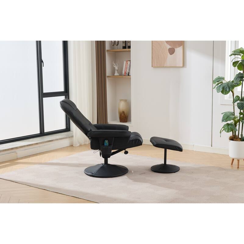Massage Recliner Chair with Ottoman