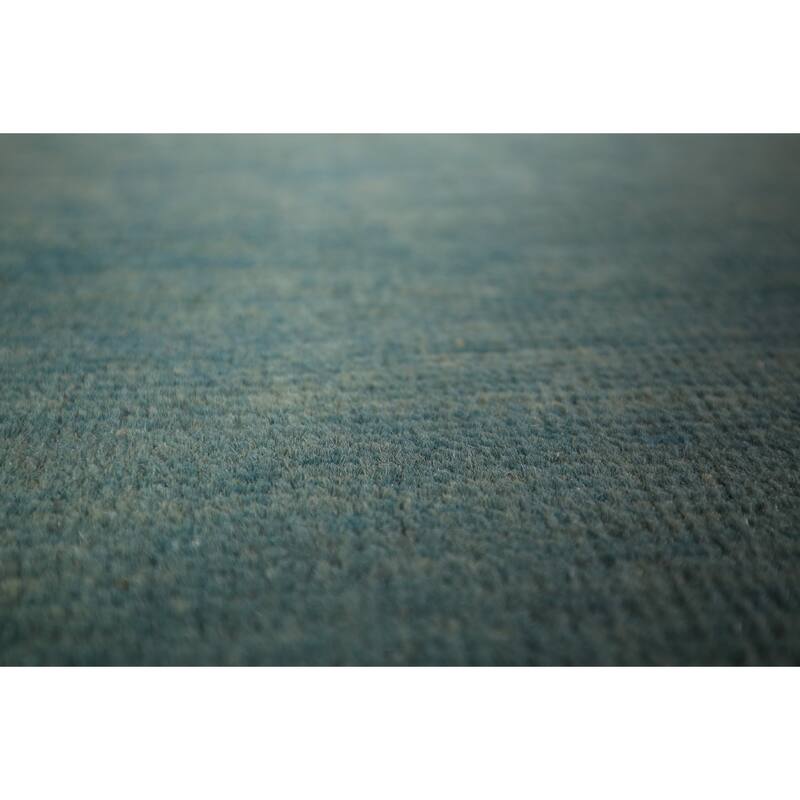 Blue Contemporary Gabbeh Oriental Foyer Rug Handmade Wool Carpet - 3'4" x 5'0"