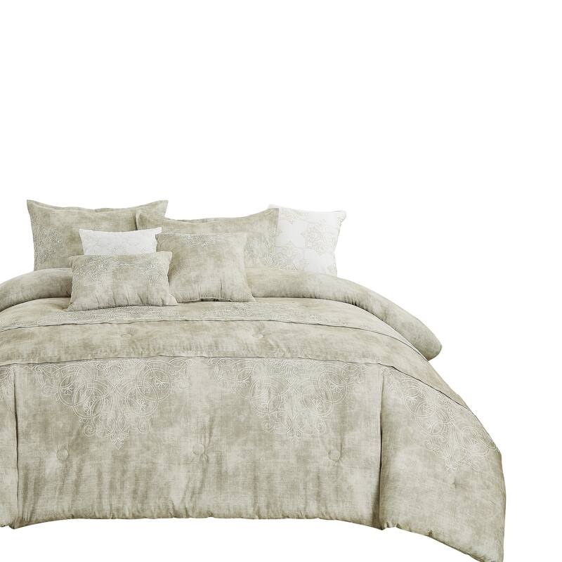 Hiroya Luxury 7 Piece Comforter