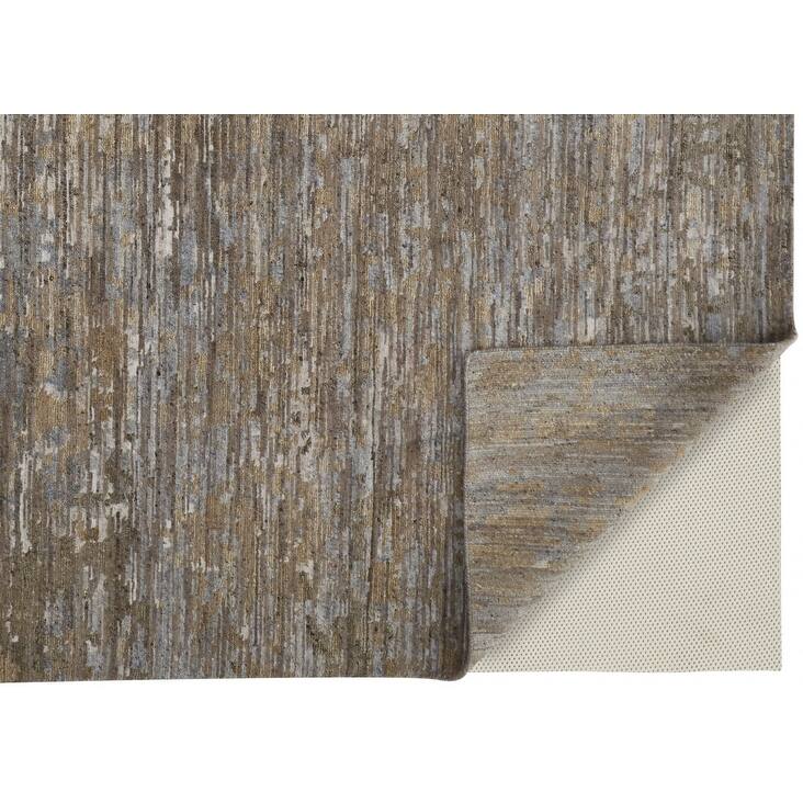 Yeros Abstract Modern Soft Durable Area Rug By HomeRoots - 4' x 6'