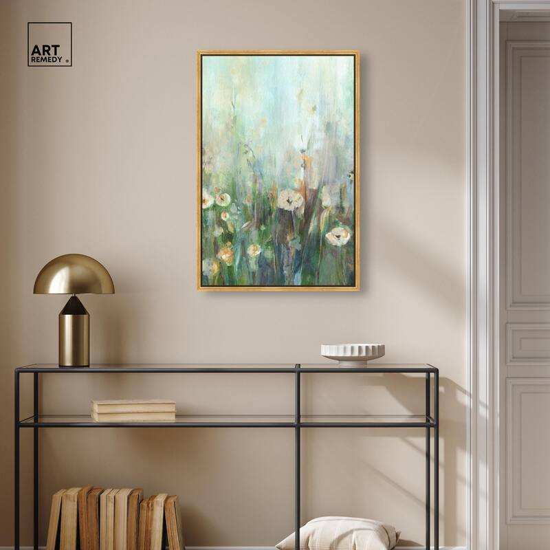 Harmony Green II Canvas by Art Remedy