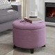 preview thumbnail 47 of 48, Copper Grove Chrysanthemum Round Storage Ottoman