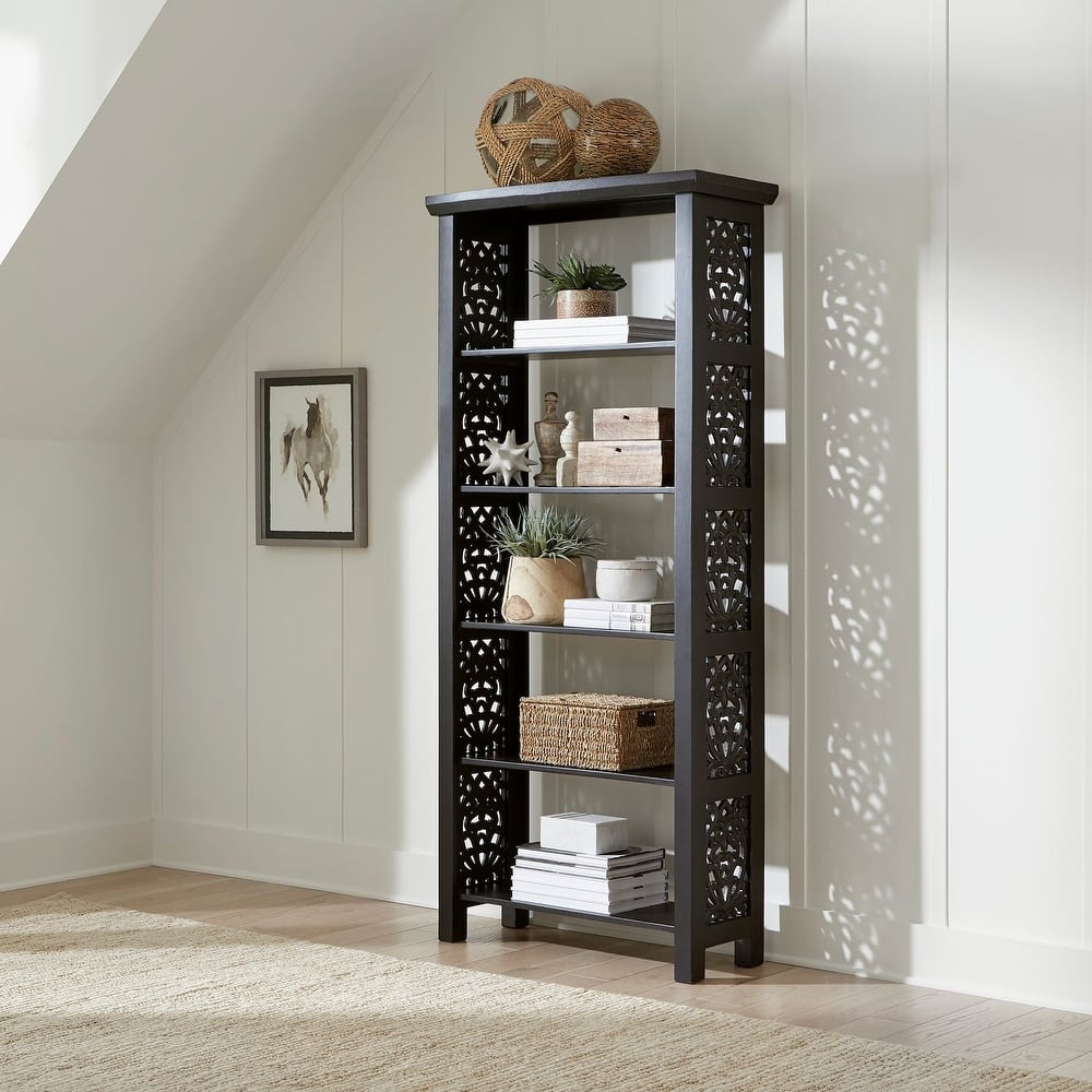 Trellis Lane Weathered Accent Bookcase