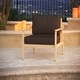 preview thumbnail 47 of 183, Sunbrella Outdoor Deep Seat Cushion Seat 25 x 25.5 x 5 | Back 25 x 18 x 5 - Canvas Bay Brown